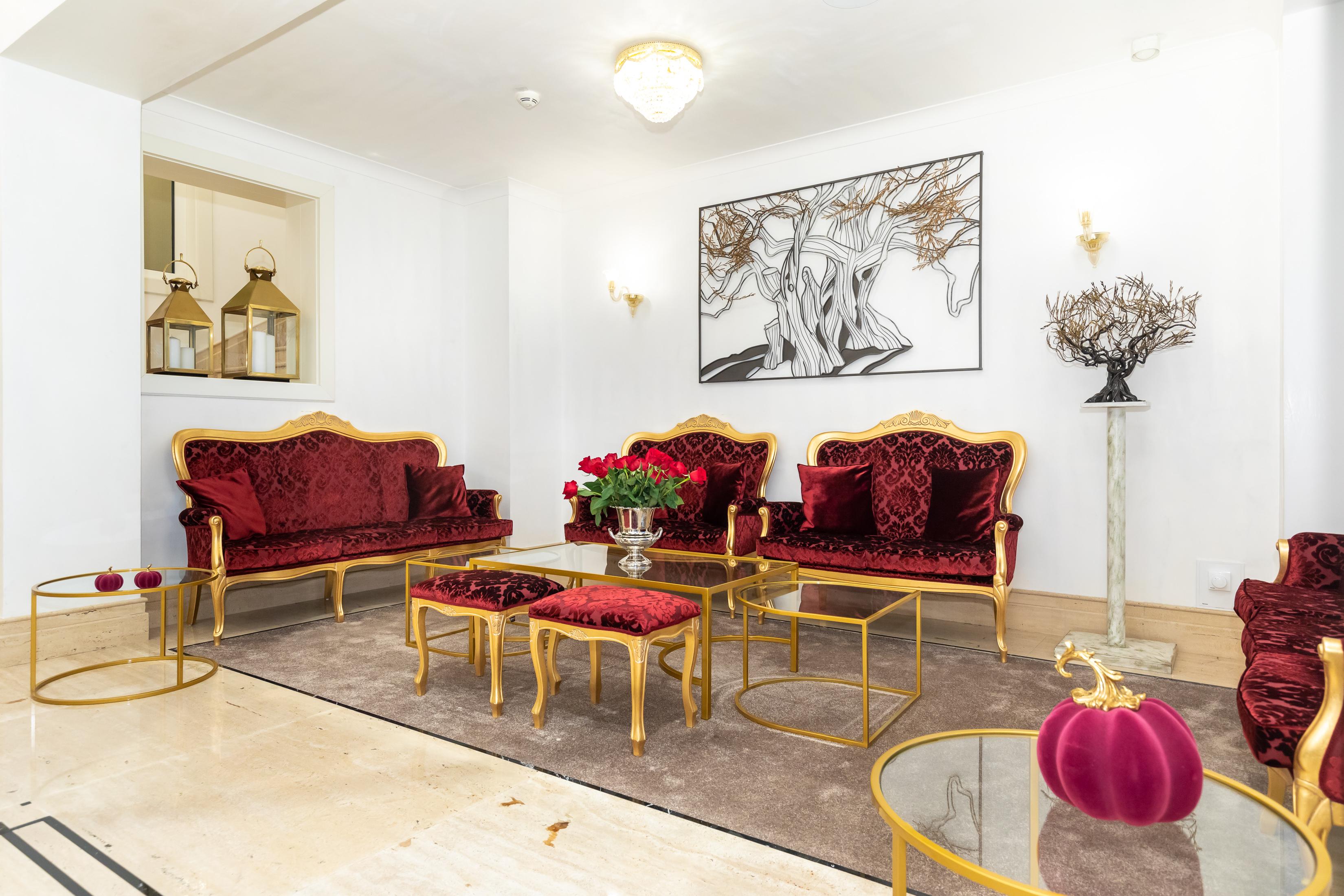 Hotel Le Premier Zagreb Exterior foto A living room